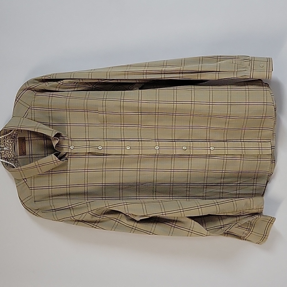 Field & Stream Wrinkle-Free Long-Sleeved Button-Down Shirt, Size XXL